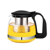 Ceainic din sticlă termorezistent nou 750 ml și 1250 ml Ceainic din sticlă la modă pentru floare de ceai cu filtru de infuzor detașabil din oțel ceainic
