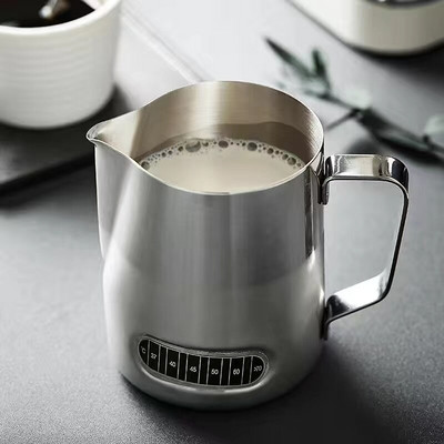 Kava Latte Vrč za pjenjenje mlijeka Vrč za pjenjenje mlijeka Vrč od nehrđajućeg čelika Vrč za espresso barista Vrč za mlijeko Posuda za kavu Dodaci