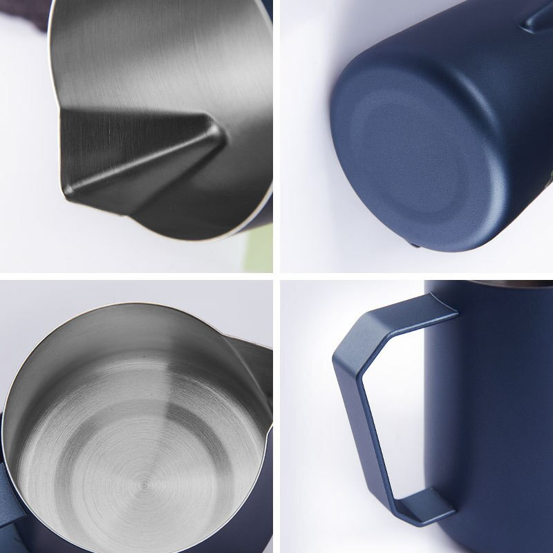 450 ml/600 ml Rozsdamentes acél kávéskávé csésze tejhabosítóval Tapadásmentes tejes latte csésze Latte Art Coffee Latte-hez