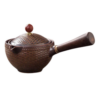 Kerámia teáskanna 160 ml Háztartási Kung Fu Oolong Filteres teafőző oldalsó fogantyúval Tökéletes ajándék karácsonyi barátok családjának