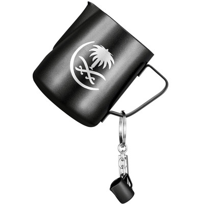 Acoperire antiaderent Oțel inoxidabil pentru spumare a laptelui Espresso Cafea Barista Latte Cappuccino Orientul Mijlociu Arabia Saudită Design