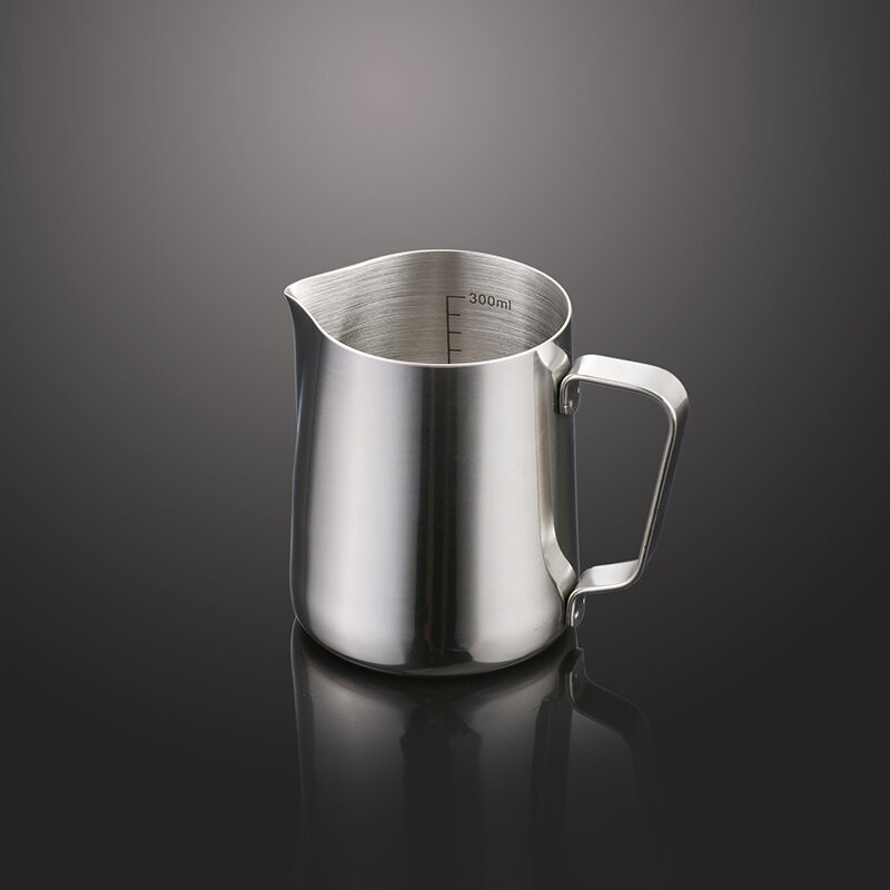 Tejhabosító kancsó, sűrítő rozsdamentes acél kávégőzölő kancsó belső méretekkel, 350/600 ml