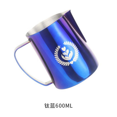 NAUJAS 350/500/700 ml nerūdijančio plieno itališkas espresso latte Art pieno putų ąsotis garuojantis ąsotis pieno putų talpa