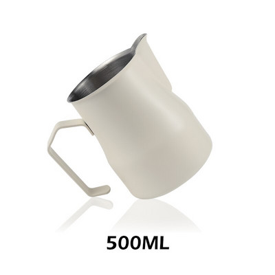 NAUJAS 350/500/700 ml nerūdijančio plieno itališkas espresso latte Art pieno putų ąsotis garuojantis ąsotis pieno putų talpa