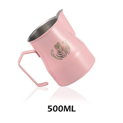 NAUJAS 350/500/700 ml nerūdijančio plieno itališkas espresso latte Art pieno putų ąsotis garuojantis ąsotis pieno putų talpa