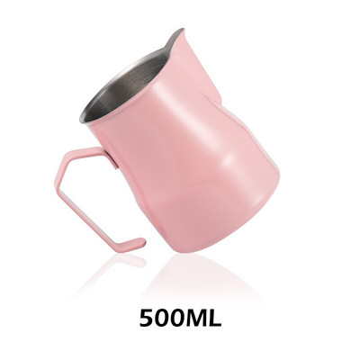 NAUJAS 350/500/700 ml nerūdijančio plieno itališkas espresso latte Art pieno putų ąsotis garuojantis ąsotis pieno putų talpa