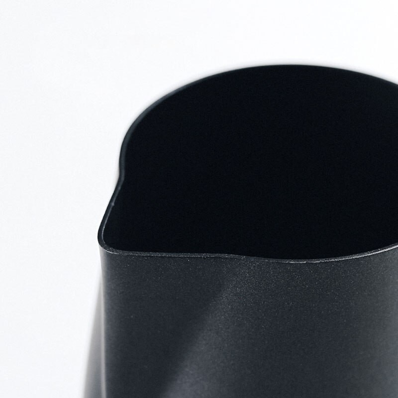 Espresso kávé tejhabos kancsó rozsdamentes acél tapadásmentes gőzölő kancsó Barista Latte Art habosító csésze fekete 350/600ml