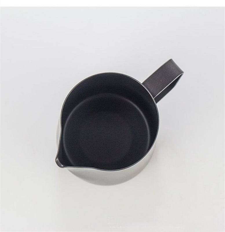 Nerūdijančio plieno pieno ąsotis, putojantis ąsotis Espreso kavos Latte puodeliai Barista Nelipnus Craft Latte Cappuccino kremo putojimo ąsotis