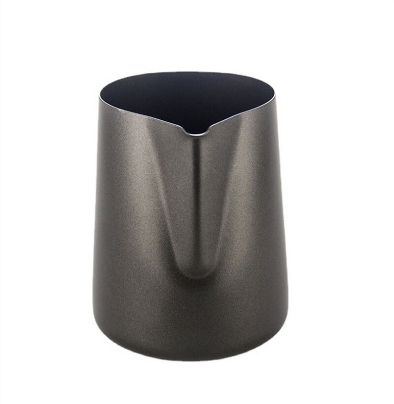 Nerūdijančio plieno pieno ąsotis, putojantis ąsotis Espreso kavos Latte puodeliai Barista Nelipnus Craft Latte Cappuccino kremo putojimo ąsotis