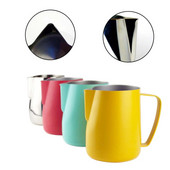 350 ml/600 ml hegyes szájú 304 rozsdamentes acél olasz eszpresszó latte art tejhabos kancsó gőzölő kancsó tejhab tartály