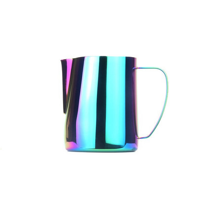 350 ml/600 ml hegyes szájú 304 rozsdamentes acél olasz eszpresszó latte art tejhabos kancsó gőzölő kancsó tejhab tartály