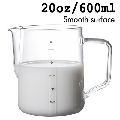 20 oz/600 ML ulcior de spumare de lapte ulcior de cafea cu lapte ulcior de cafea colorat ulcior barista espresso cafea latte ulcior de spumare de lapte