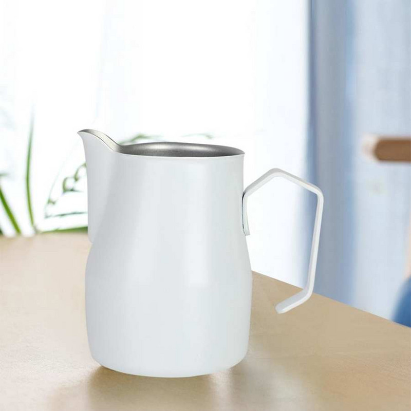 350 ml-es rozsdamentes acél habosító kancsó kézműves kávé tejeskávé cappuccino tejszínhabosító kancsó