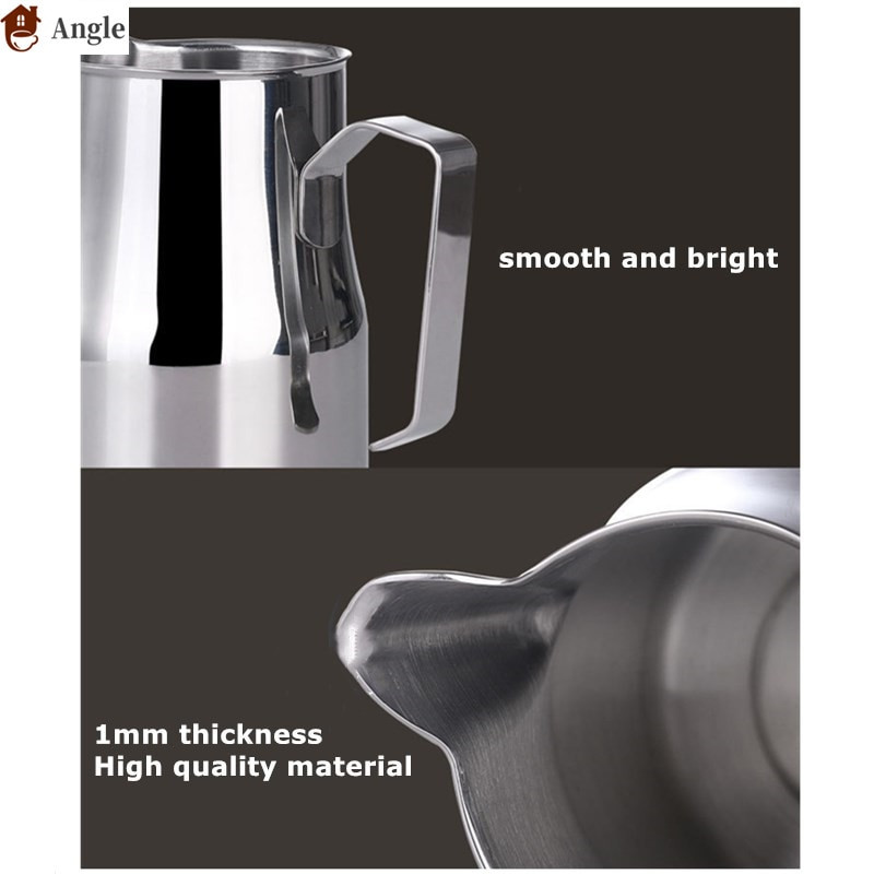 350/500Ml 304 Rozsdamentes acél tejhabosító kancsó csésze olasz Latte Art tejeskancsó eszpresszó csészék Kávéhabosító bögrék