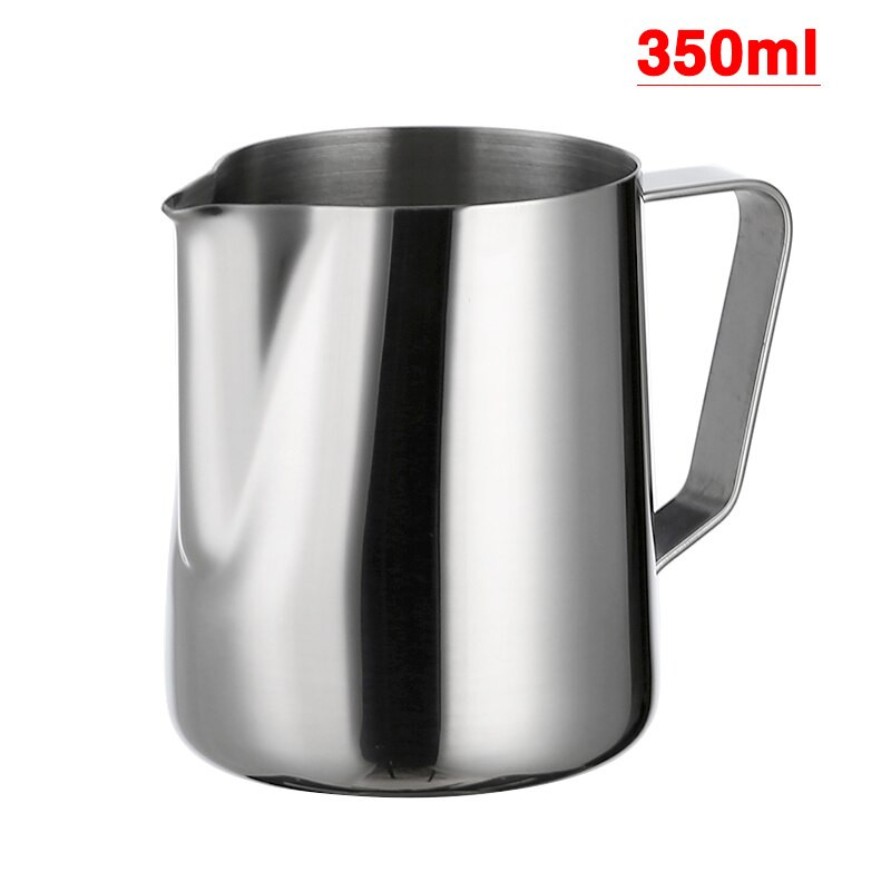 Vrč za mlijeko od nehrđajućeg čelika, modna posuda za pjenjenje kave i lattea, metalni vrč, šalica, kuhinjski alat za mlijeko 350 ml/600 ml/1000 ml