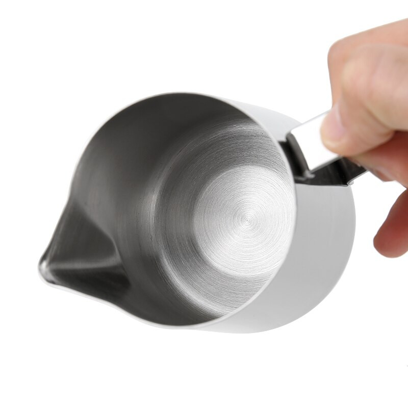 Vrč za mlijeko od nehrđajućeg čelika, modna posuda za pjenjenje kave i lattea, metalni vrč, šalica, kuhinjski alat za mlijeko 350 ml/600 ml/1000 ml