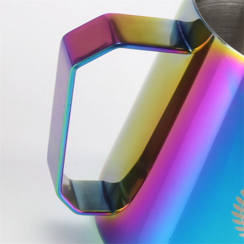 600 ML Vrč za kavu i mlijeko Vrč za pjenjenje od nehrđajućeg čelika Pull Flower Cup Pjenilica za mlijeko od kave Latte Art Alati za kavu s pjenom od mlijeka