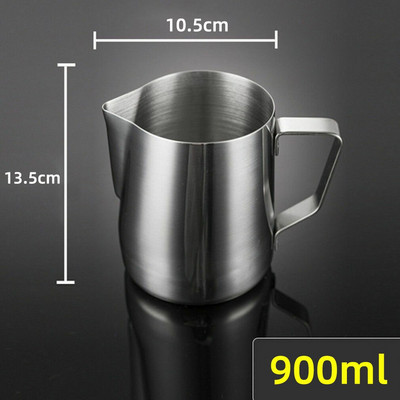 Obelix Vrč za pjenjenje mlijeka od nehrđajućeg čelika Espresso kava Barista Craft Latte Cappuccino Šalica za pjenjenje mlijeka Vrč za pjenjenje mlijeka