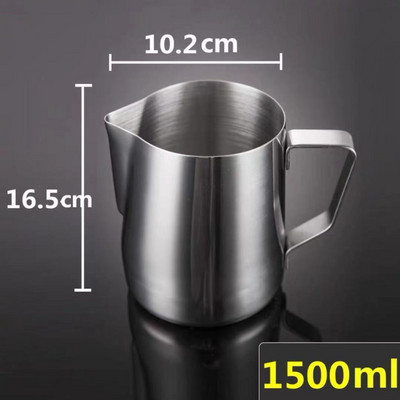 Obelix Vrč za pjenjenje mlijeka od nehrđajućeg čelika Espresso kava Barista Craft Latte Cappuccino Šalica za pjenjenje mlijeka Vrč za pjenjenje mlijeka