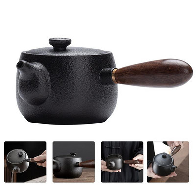 Teafőző kerámia edény teáskanna kínai 360-ban forgó forgó edények Vintage with