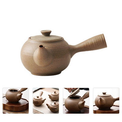 Teafőző kerámia edény teáskanna kínai 360-ban forgó forgó edények Vintage with