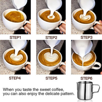 Κανάτα για αφρόγαλα από ανοξείδωτο χάλυβα Κανάτα για καφέ Espresso Pitch Barista Craft Coffee Pot Latte Milk Frothing Jug Pitcher