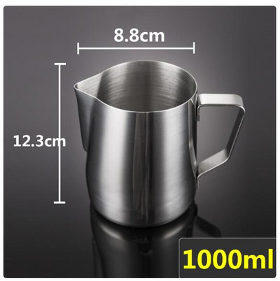 Rozsdamentes acél kancsó Tejhabos kancsó Eszpresszó Kávékancsó Barista Craft Kávékancsó Latte Tejhabos Kancsó