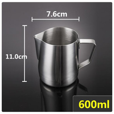 Rozsdamentes acél kancsó Tejhabos kancsó Eszpresszó Kávékancsó Barista Craft Kávékancsó Latte Tejhabos Kancsó