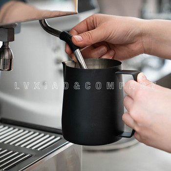 250/450/500ml ρολόι από ανοξείδωτο ατσάλι, κανάτα εσπρέσο με αφρόγαλα Coffee Latte Art Pitcher Barista Coffee Latte Cappuccino