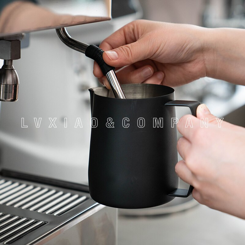 250/450/500ml watchget Rozsdamentes acél tejhabos kancsó Espresso Kávé Latte Art Kancsó Barista Kávé Latte Cappuccino