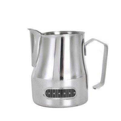 Tejkancsó 500 ml/700 ml rozsdamentes acél habosító kancsó Húzós virágcsésze kávé tejhabosító Latte Art tejhab eszköz Kávékészlet