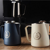 450/600 ml espresso gőzölő kancsó kávé tejhabos csésze kávé gőzölő kancsó tejkanna húzható virágcsésze kávé cappuccino