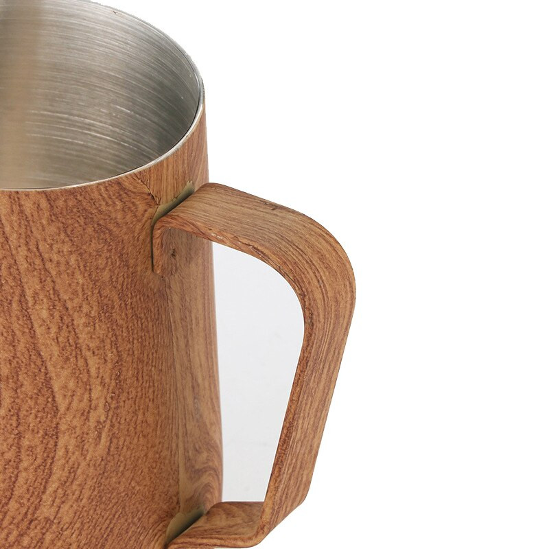 350 ml 600 ml kávés tejhabos kancsó rozsdamentes acél tejhabos kancsó Espresso Barista kávékancsó Kávéskávé tejhabos kancsó