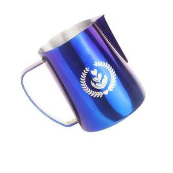 304 Στάμνα με αφρό καφέ από ανοξείδωτο χάλυβα Pull Flower Cup Milk Frother Cana Latte Art Milk Foam Tool Coffeeware
