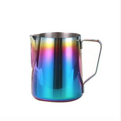 Vrč za pjenjenje kave od nehrđajućeg čelika 304 Pull Flower Cup Vrč za pjenjenje mlijeka Lotte Art Alat za pjenu od mlijeka Posuda za kavu