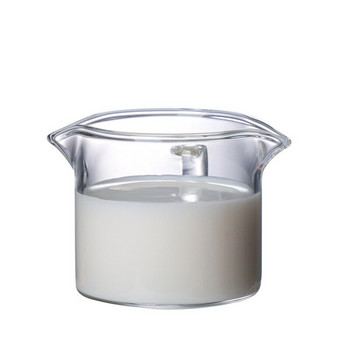 100ml Διπλό στόμα Κανάτες γάλακτος Μικρό γυάλινο φλιτζάνι γάλακτος Κούπα εσπρέσο Ανθεκτική σε υψηλή θερμοκρασία Γυάλινη κούπα για μοιρασμό γάλακτος Φλιτζάνι καφέ