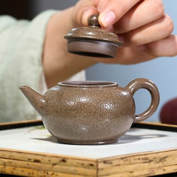 100ml Yixing Purple Clay Teapots Raw Ore Section Mud Filter Tea Pot Chinese Kiln Change Zisha Σετ τσαγιού Οικιακά ποτά