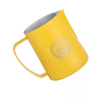 350/600 ml Pieno garuojantis putų ąsotis nerūdijančio plieno nepridegantis pieno ąsotis, ištraukiamas gėlių puodelis kavai kapučino latte Art