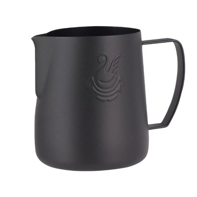 400/600ml Elegáns rozsdamentes acél kávékancsó színes tejhabosító csésze krémkészítő Barista kézműves eszpresszó tejeskávé kancsó