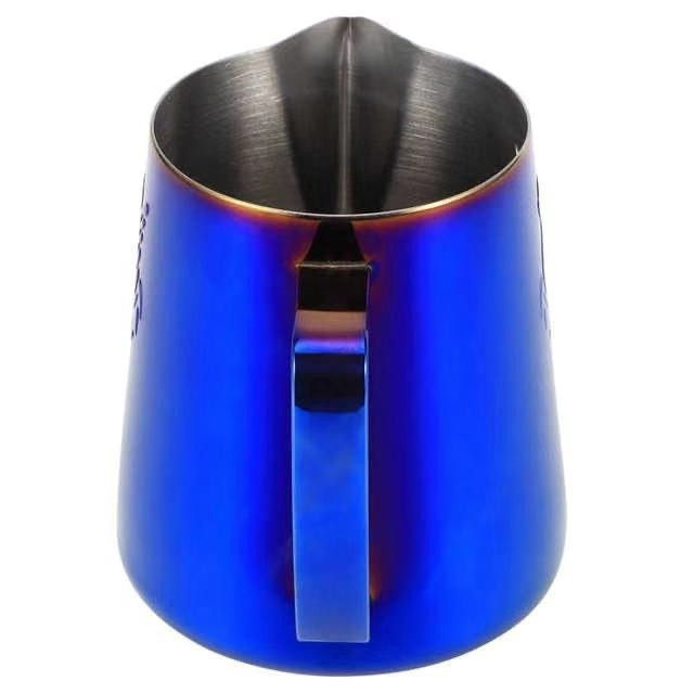 400/600ML ulcior de cafea elegant din oțel inoxidabil, ceașcă colorată pentru spumare a laptelui, aparat de cremă, barista, ulcior de espresso pentru latte