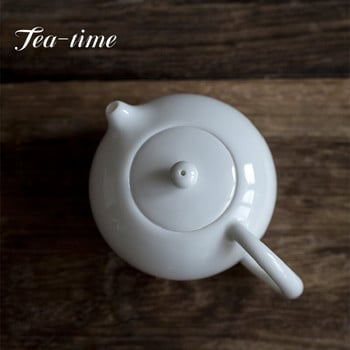 Boutique Jade Porcelain Teapots Small Xishi Ceramic Tea Pot Λευκή πορσελάνη Teakettle Teaset φίλτρου Αξεσουάρ διακόσμησης σπιτιού