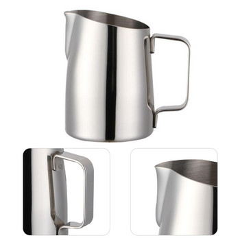 400ml Milk Frothing Pitcher από ανοξείδωτο ατσάλι Milk Frother Cup με λαβή για καφέ Puccino Latte Art Barista Steam Pitchers