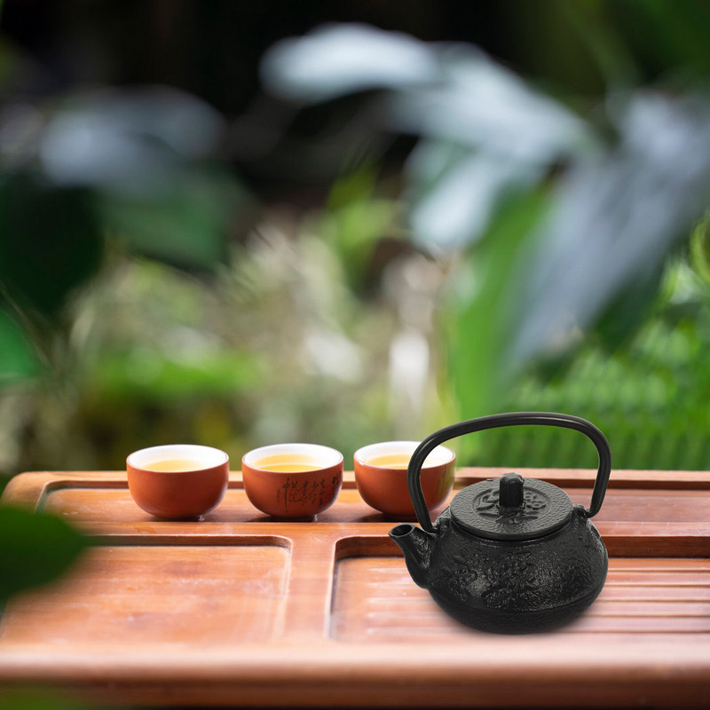 Τσαγιέρα Βραστήρας τσαγιού Ιαπωνικό Σετ Σιδερένιο Χυτό Κατσαρόλα Κινέζικη Mini Σόμπα Tetsubin Νερό Χαλαρή εστία Vintage Βρασμός Μικρό