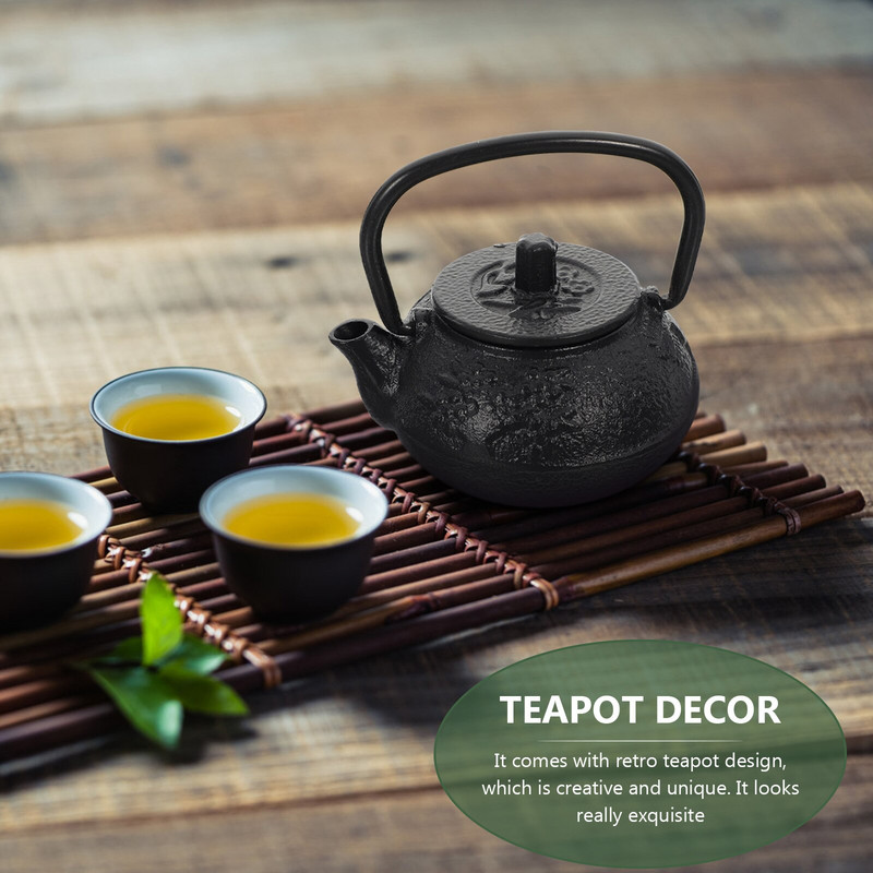 Τσαγιέρα Βραστήρας τσαγιού Ιαπωνικό Σετ Σιδερένιο Χυτό Κατσαρόλα Κινέζικη Mini Σόμπα Tetsubin Νερό Χαλαρή εστία Vintage Βρασμός Μικρό