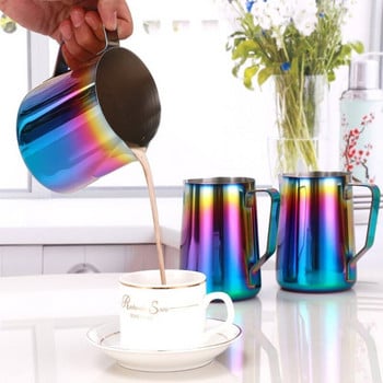 Coffee Latte Milk Frothing Cang Milk Frother Pitcher από ανοξείδωτο ατσάλι Κανάτα Espresso Barista Pitcher Milk Pot Αξεσουάρ καφέ