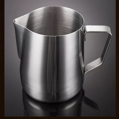350/600 ml Melkopschuimer rozsdamentes acél tejhabosító kancsó Cappuccino Latte Art Cup porcelán tejkancsó tejhabkészítő