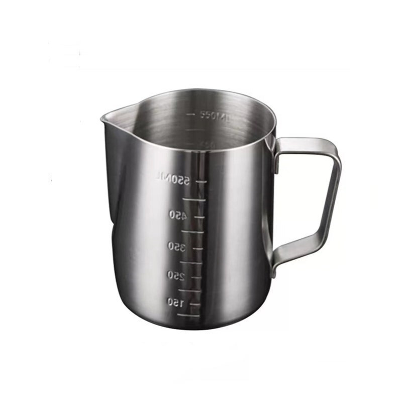 350/600 ml Melkopschuimer rozsdamentes acél tejhabosító kancsó Cappuccino Latte Art Cup porcelán tejkancsó tejhabkészítő