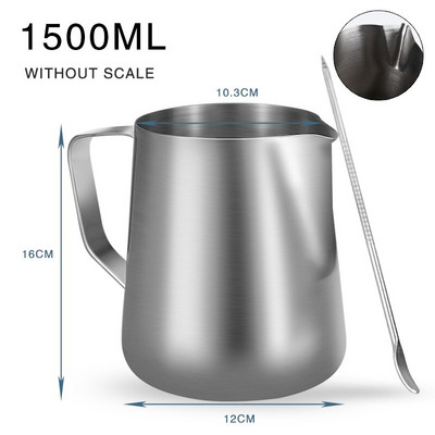 Tejkancsó habosító kancsó 100ml 350ml 600ml rozsdamentes acél eszpresszó tejeskávé Húzható virág kávé Barista kézműves kávétartozékok