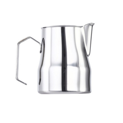 350/500 ml putojantis kavos pieno ąsotis Nerūdijančio plieno traukiamas gėlių puodelis Kavos pieno putų plakiklis Latte Art pieno putojimo įrankis Kavos reikmenys