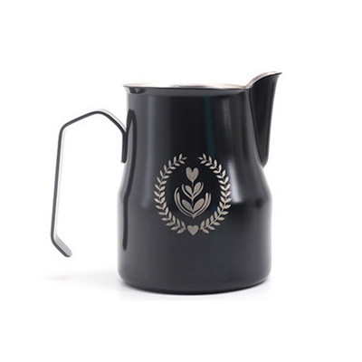 350/500 ml putojantis kavos pieno ąsotis Nerūdijančio plieno traukiamas gėlių puodelis Kavos pieno putų plakiklis Latte Art pieno putojimo įrankis Kavos reikmenys